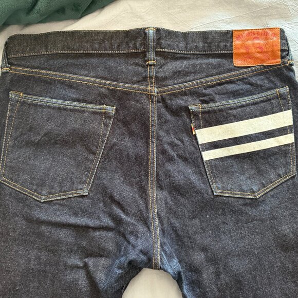 ❌SOLD❌ Momotaro 0105SP Narrow Tapered jeans in size 38 - Picture 3 of 12